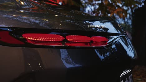 mercedes-amg gt rear lights close-up