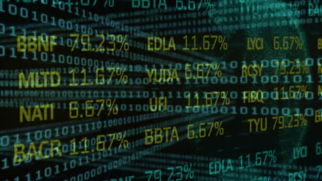 procesamiento de datos de números binarios frente al procesamiento de datos del mercado de valores