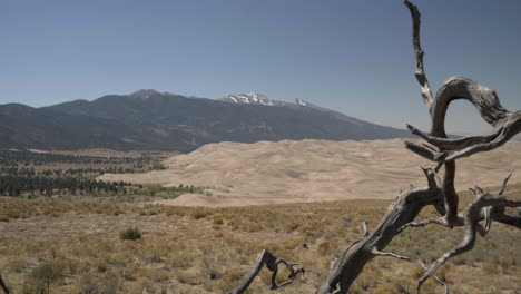 dramatic landscape of great sand dunes national park colorado usa