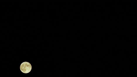 breve lapso de tiempo de una luna llena