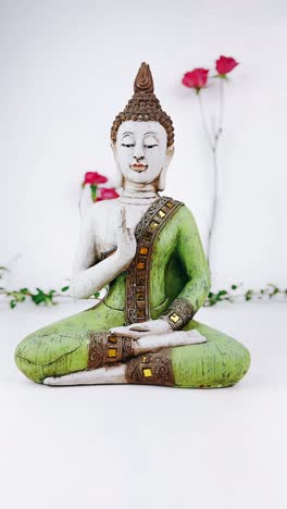 buddha statue in meditation pose