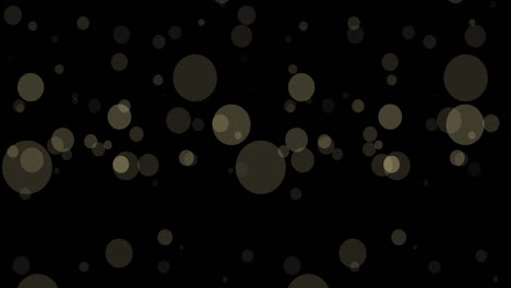 animación de puntos de luz que caen sobre un fondo negro