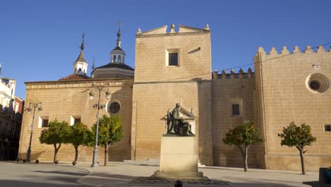 Badajoz Cathedral in  city center, Spain