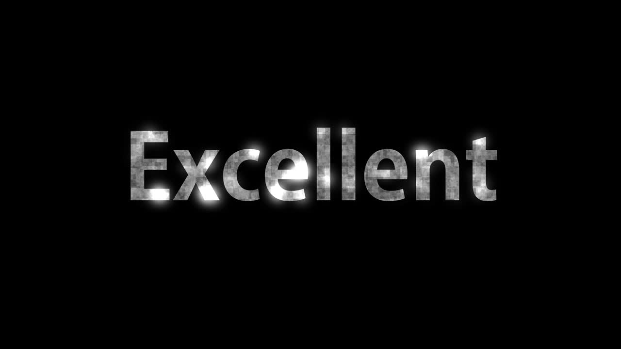 Excellent text animation message motion graphics