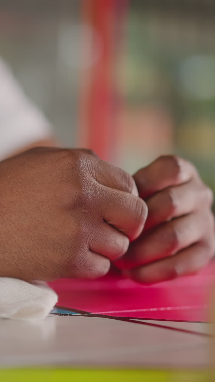 el camarero se comunica con la dama en el mostrador en un café de primer plano. el camarero ofrece bebidas al cliente en el club nocturno. servicio al cliente con atención a los detalles