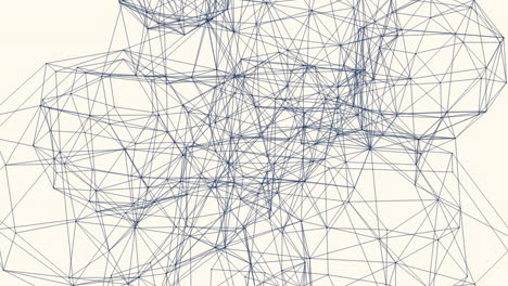 Sketch-abstract-blue-lines-in-empty-space