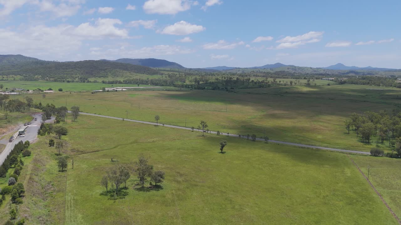 Timelapse of expansive fields and sky in Australia