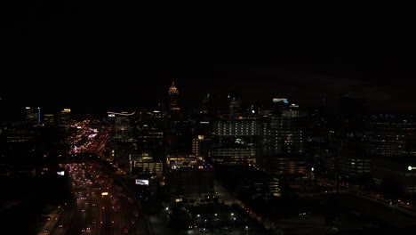 Overhead-view-of-Atlanta-commute-in-the-morning-near-Mid-Town