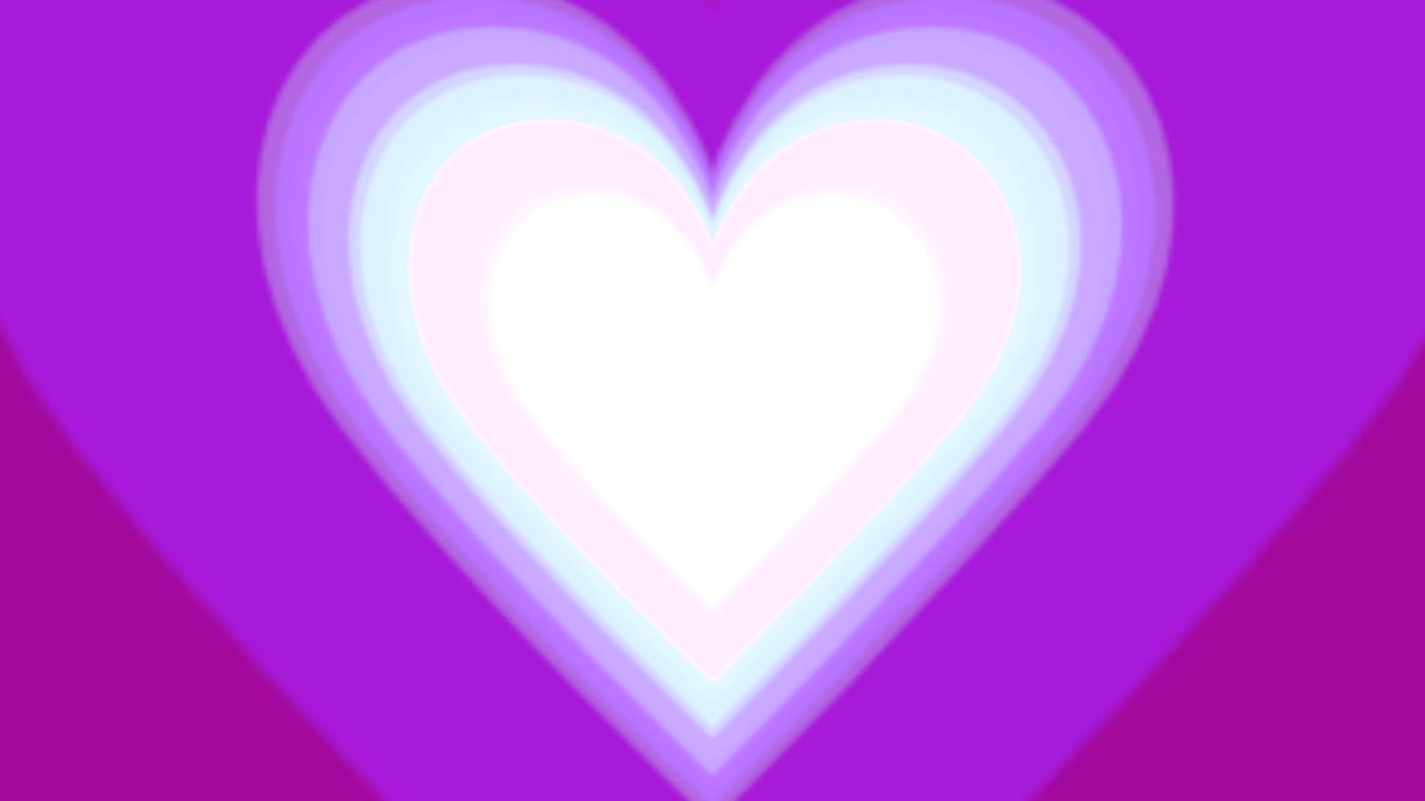 다채로운 파스텔 심장 루프 배경