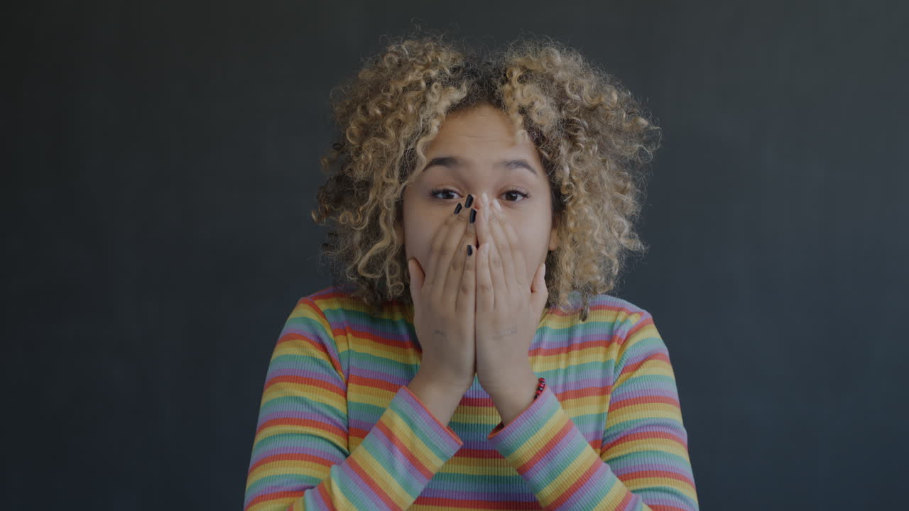 Surprised Teenager Girl