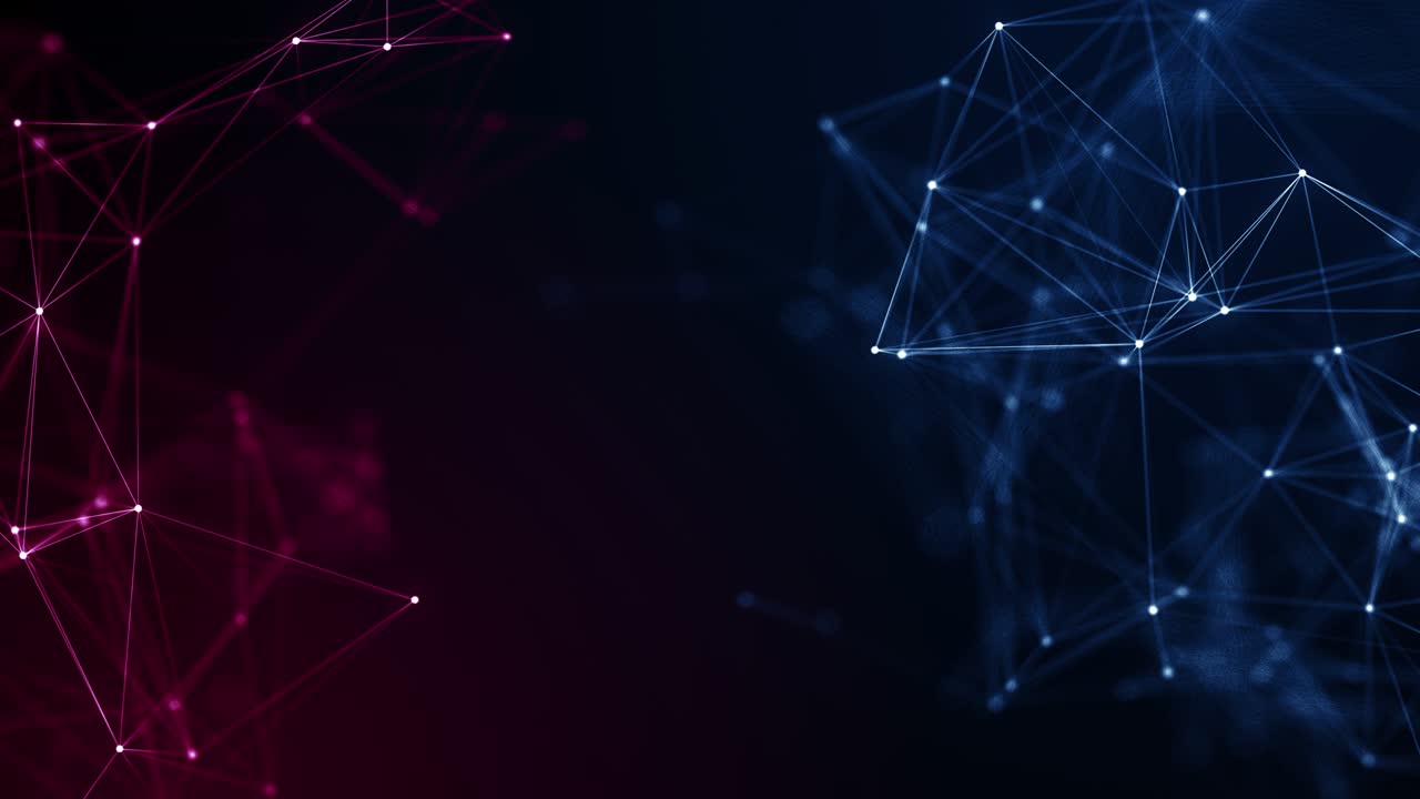 Plexus abstract network titles technology science background loop