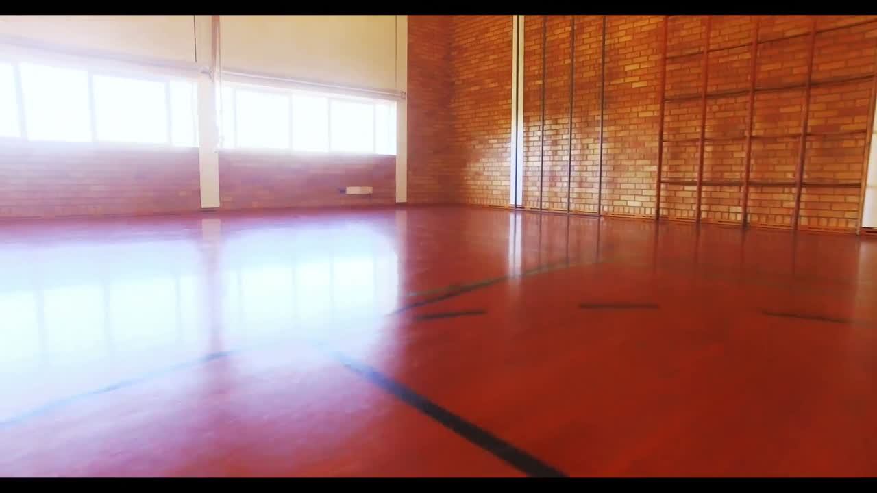 농구 경기장에서의 공