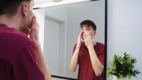 man in the bathroom