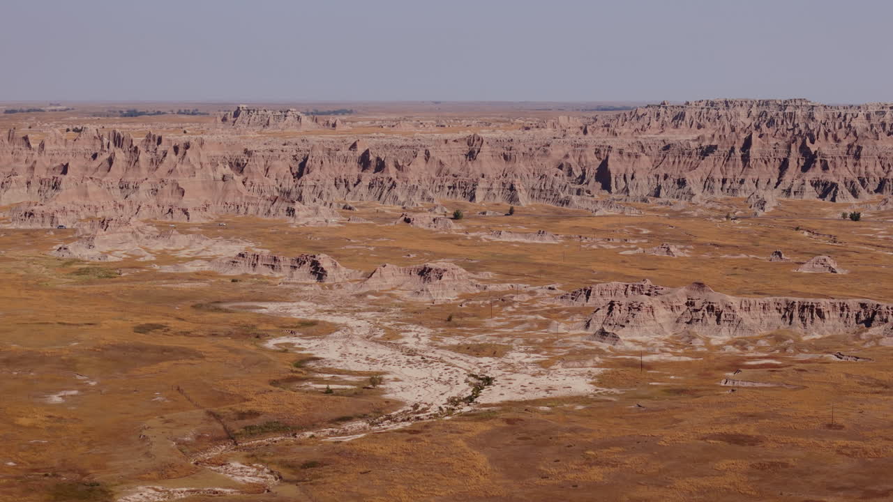 Badlands National Park, South Dakota - Aerial View