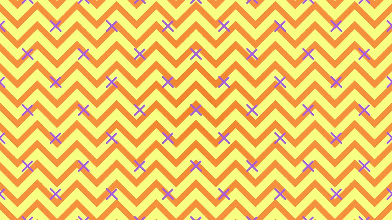 Cross pattern and zigzag pattern [ loop ]