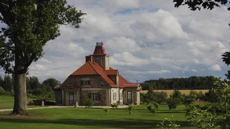 beautiful apartment home in latvian countryside. timelapse