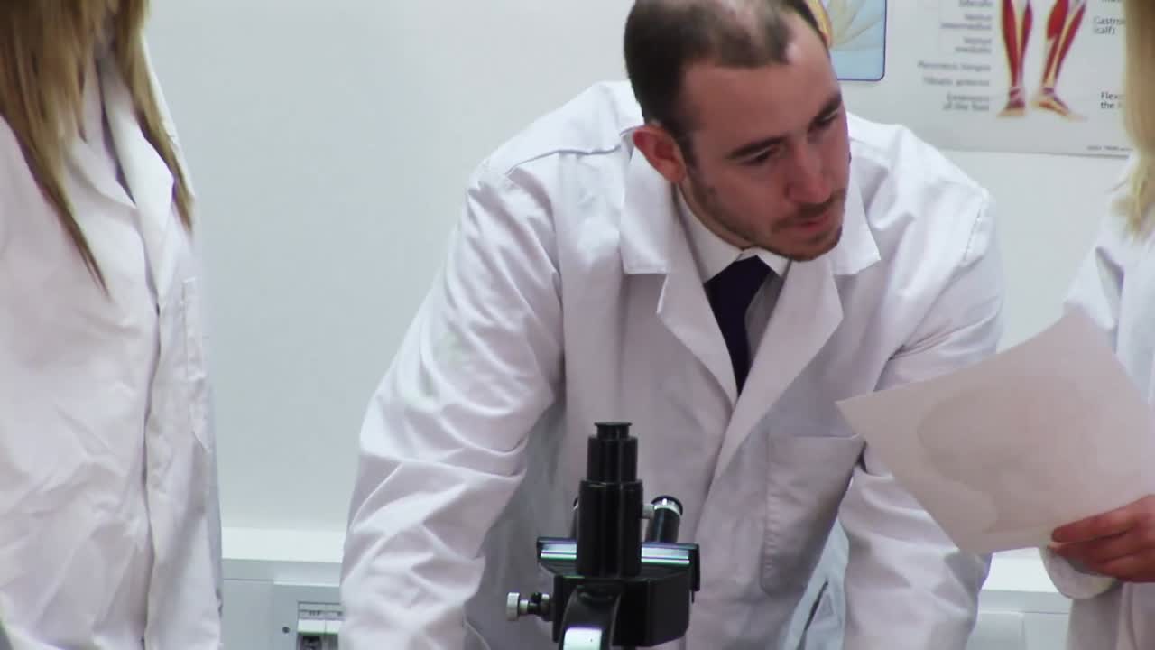 un equipo de científicos trabajando en un laboratorio