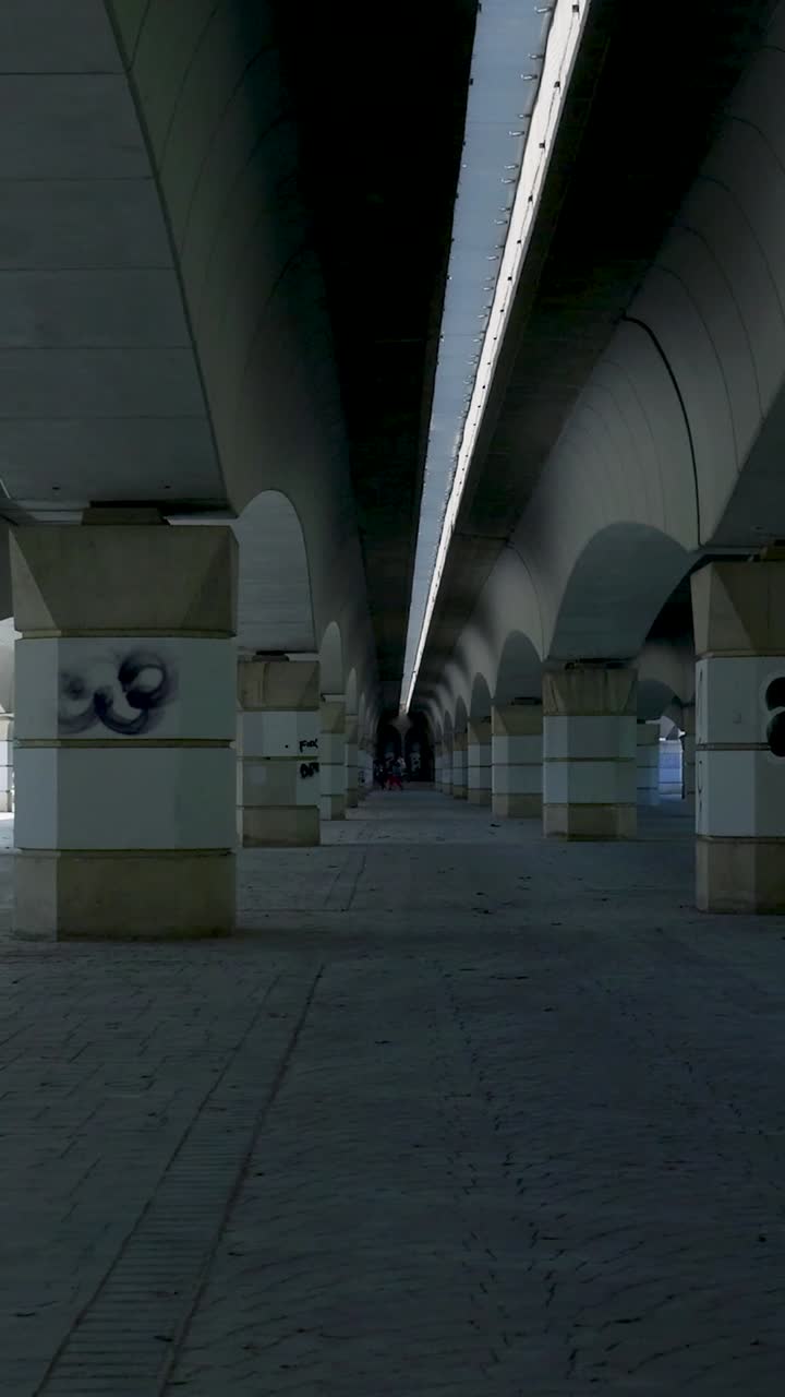 Under the Bridge - An Empty Urban Tunnel