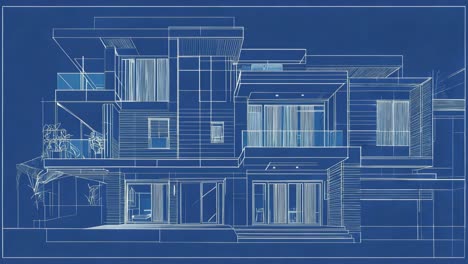 modern house blueprint