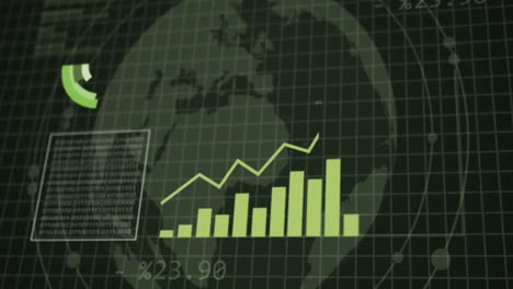 Animation-of-graphs,-statistics,-binary-coding-and-financial-data-processing