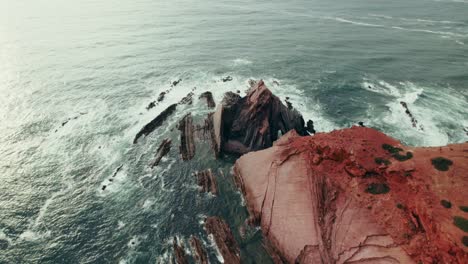 coastal cliffs and waves