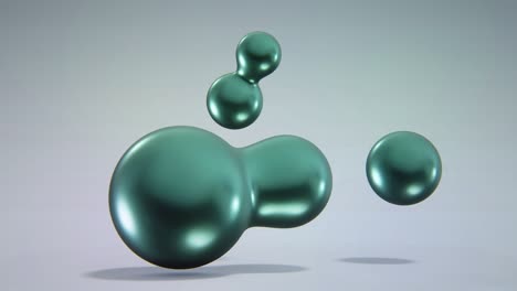 video en 4k de un fondo de gotas líquidas de color verde oscuro abstracto.