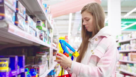 woman shopping for toys in a store