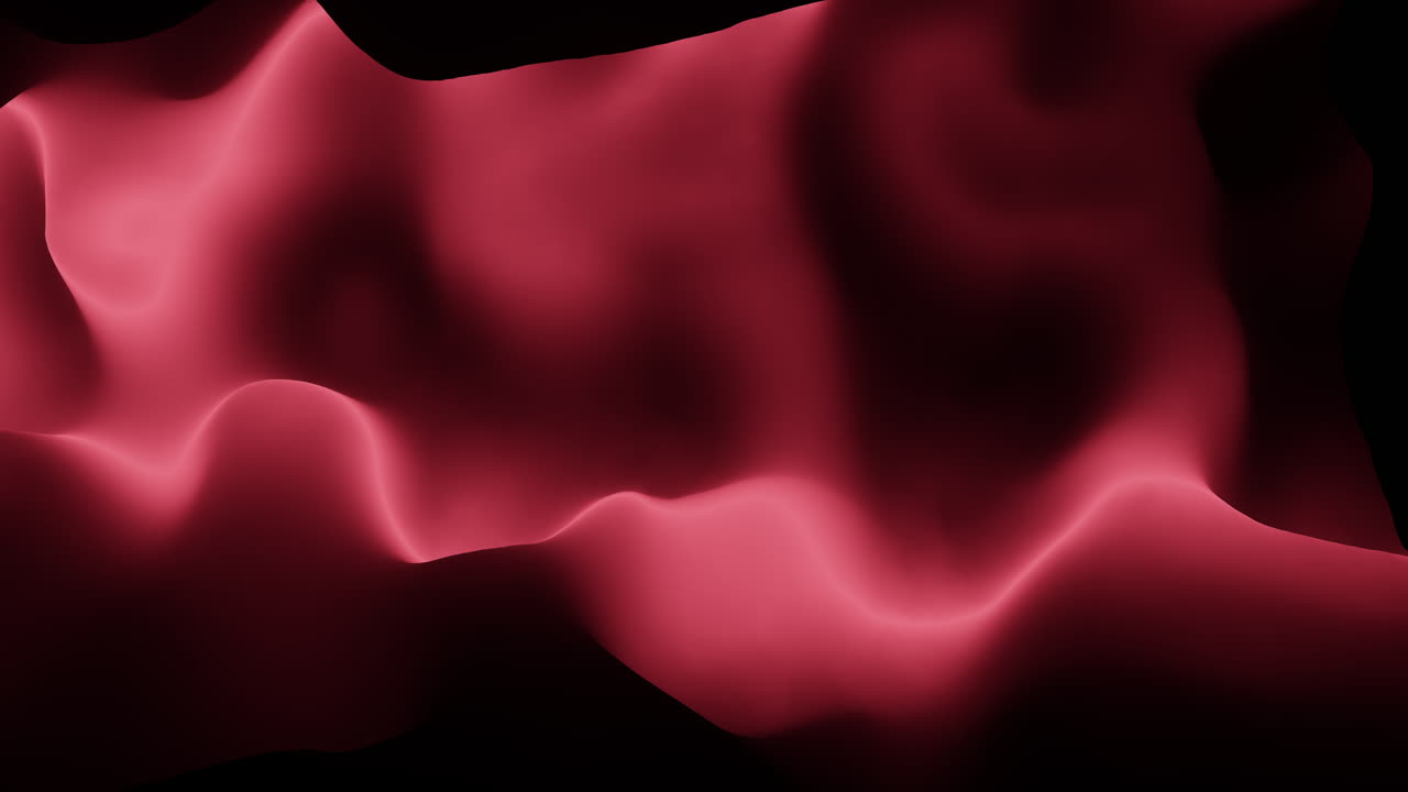 Design astratto rosso e nero con turbinii energici su sfondo nero