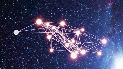 Abstract Network in Space