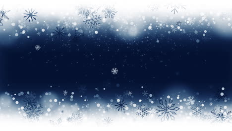 fondo de copos de nieve de invierno