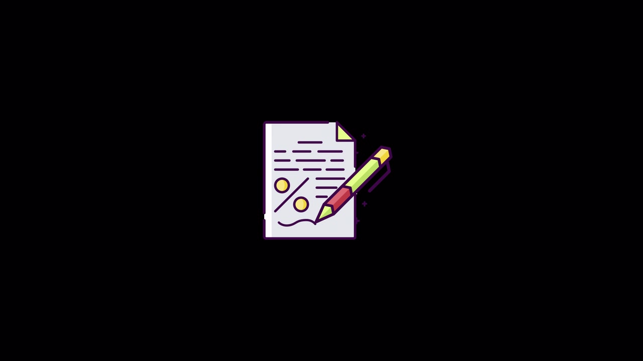 Animazione icona Firma contratto