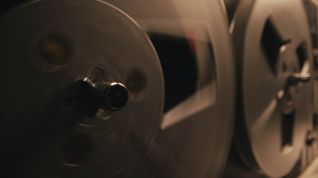 A vintage tape recorder