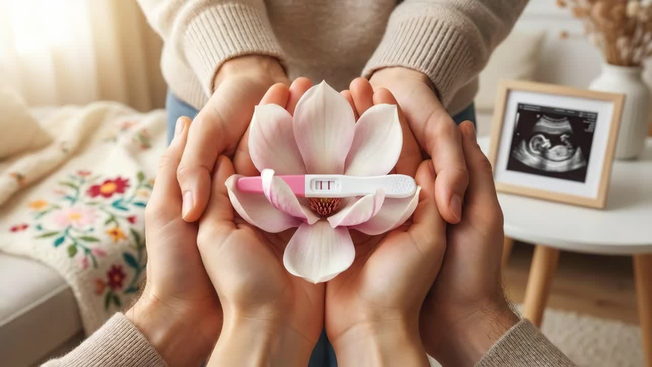 Announcing a Pregnancy with a Positive Test and Ultrasound