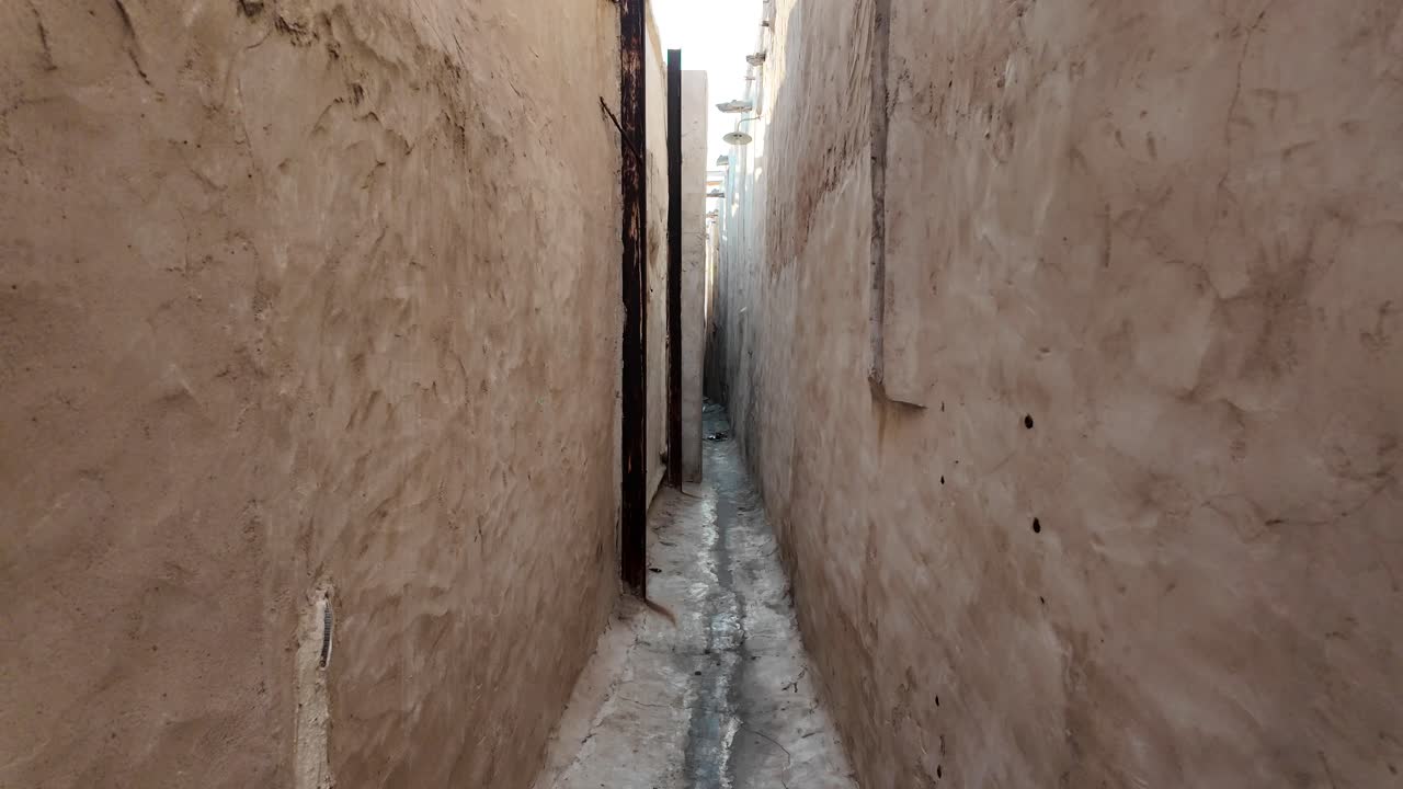 Narrow Alleyway in an Old City