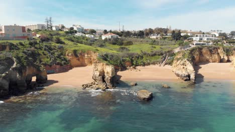 Algarve,-Casas-De-Lujo-Con-Vistas-Al-Mar-De-Lagos-Y-Playa-De-Arena