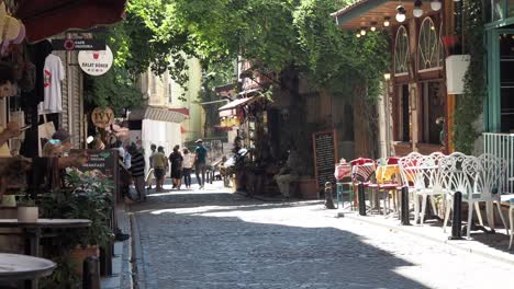 charming street in balat, istanbul