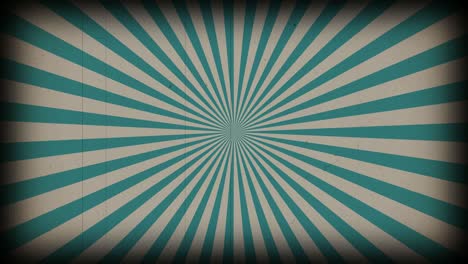 버스트 (sunburst) - 옛날 영화 스트립 효과와 함께 빛나는 해가 뜨는 애니메이션.
