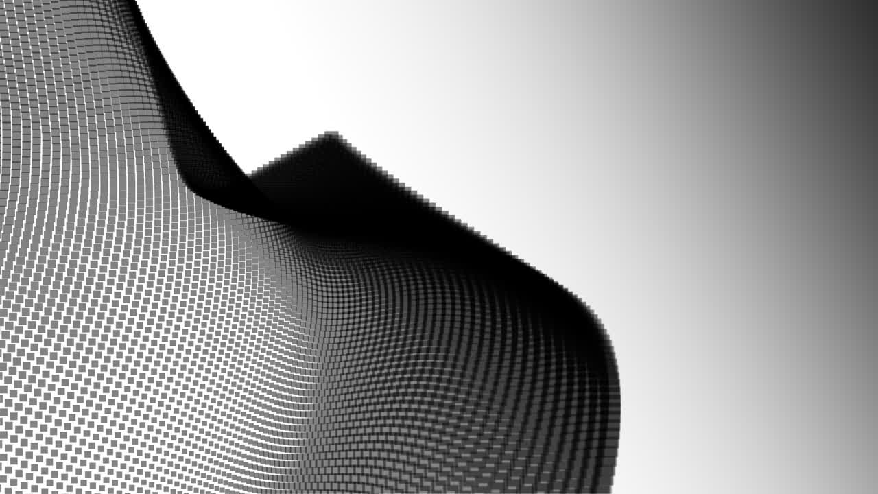 4k bellissime linee ondulate sullo sfondo nero