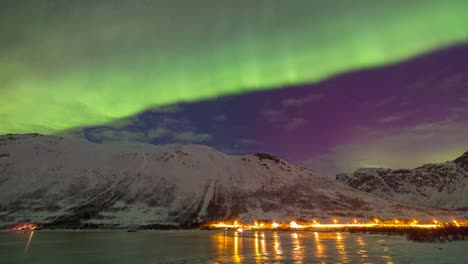 aurora boreal en tromso, noruega