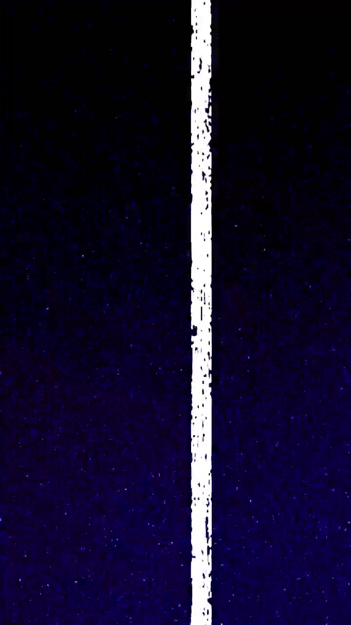 Sfondo astratto dinamico con effetto glitch e particelle viola