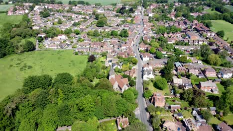 Video-De-Dron-De-4k-Del-Pueblo-De-Bridge-Cerca-De-Canterbury-Con-Dji-Mini-2