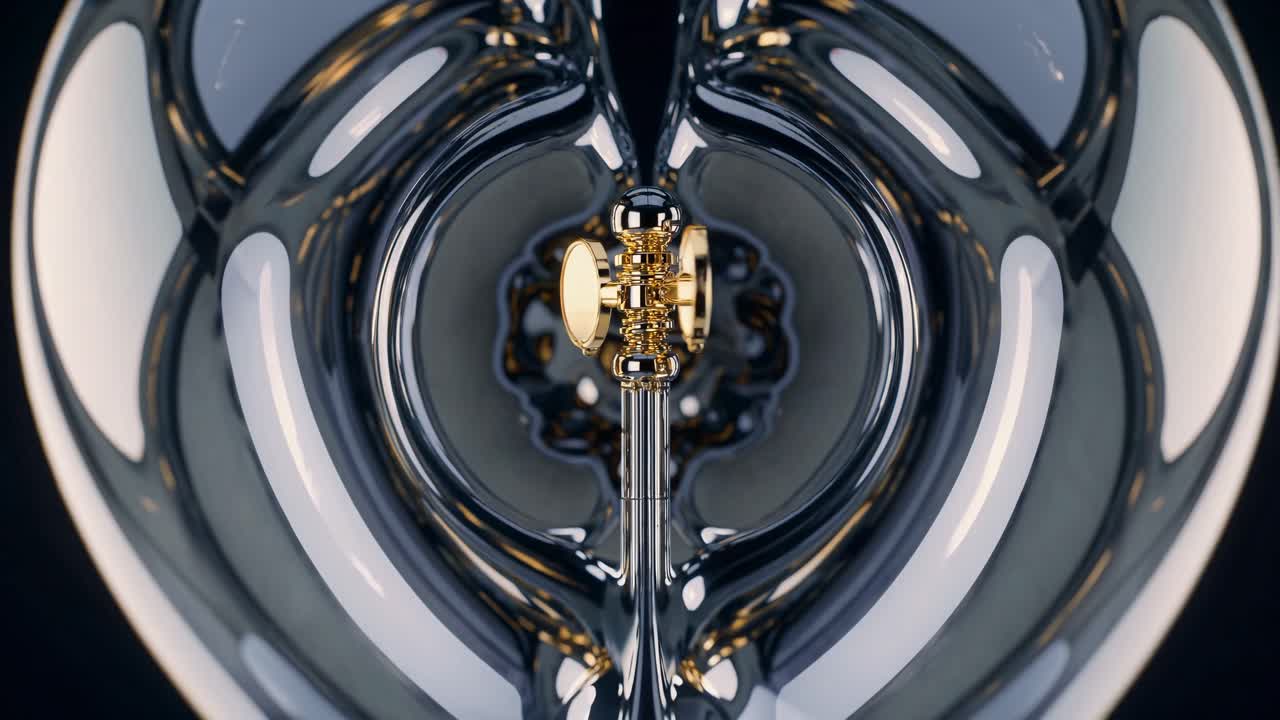 Justice Scales in Abstract Heart Design