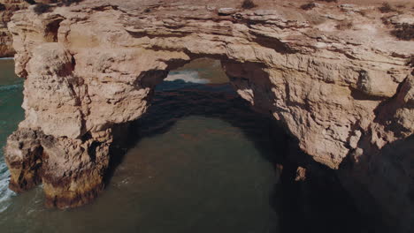 slow drone footage showing the beauty of the landscape