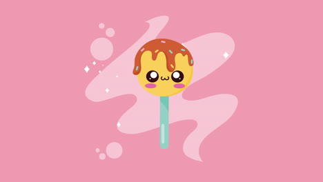 kawaii lollipop illustration