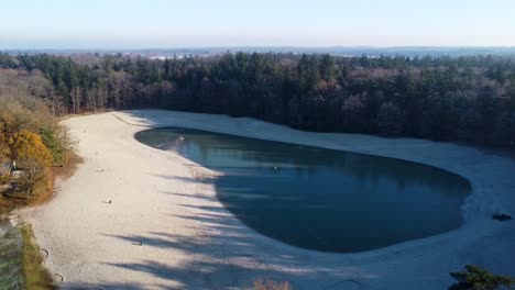 't nije hemelriek in drenthe from above