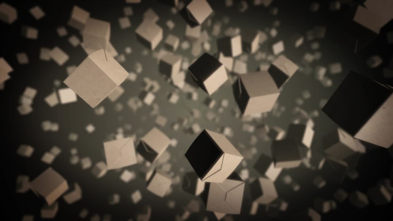 루핑 카드보드 상자