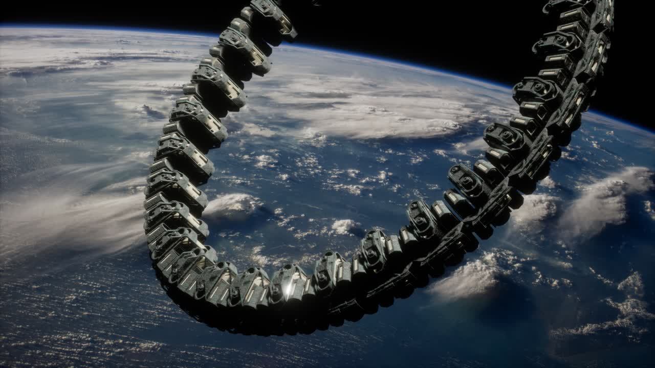 지구  ⁇ 도에 있는 미래의 우주 정거장