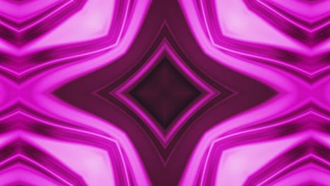 Efecto-De-Caleidoscopio-Geométrico-Púrpura-Brillante,-Bucle-Sin-Interrupción