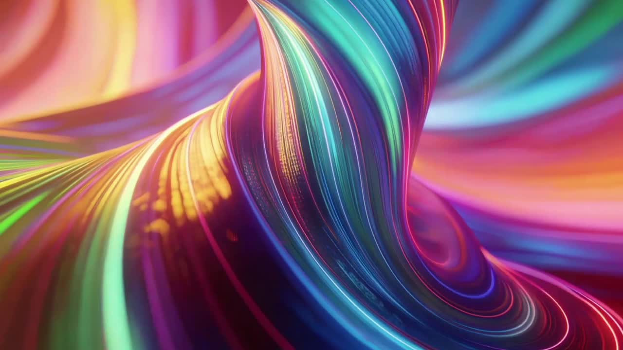 Sfondo Animato 3D Astratto Continuo