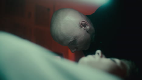 medical examination scene